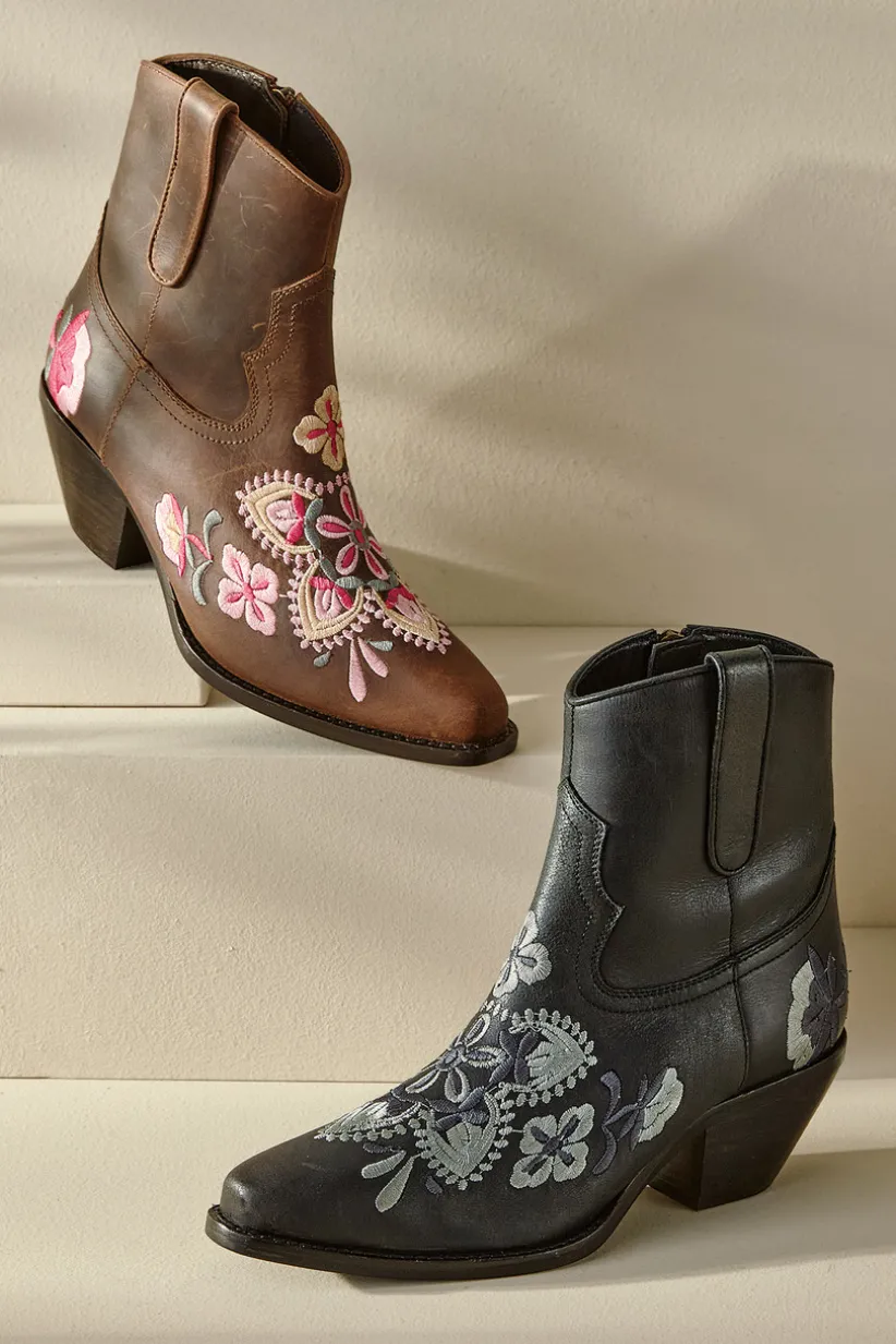 Soft Surroundings Diba True Cainsville Embroidered Bootie Cheap