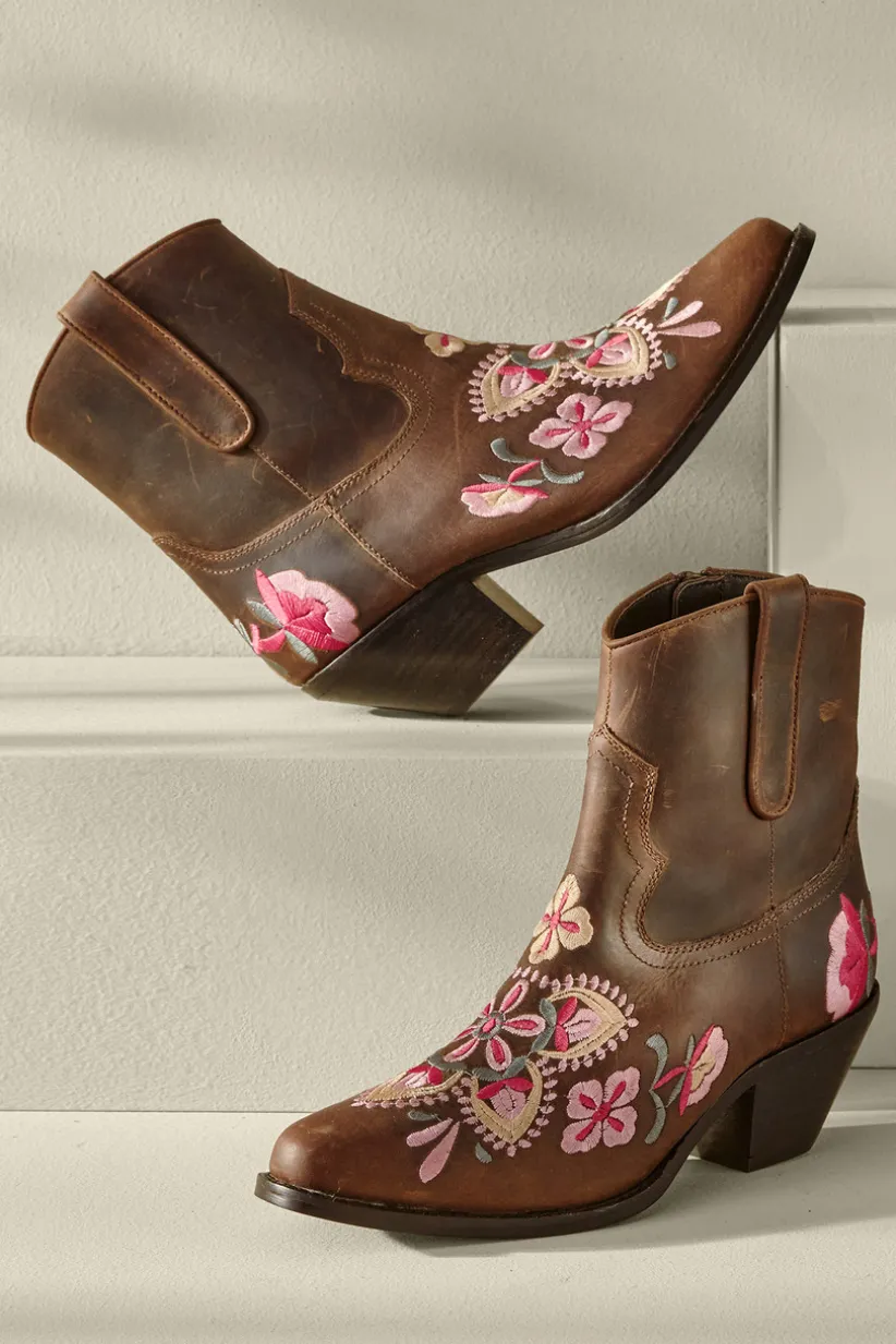 Soft Surroundings Diba True Cainsville Embroidered Bootie Cheap