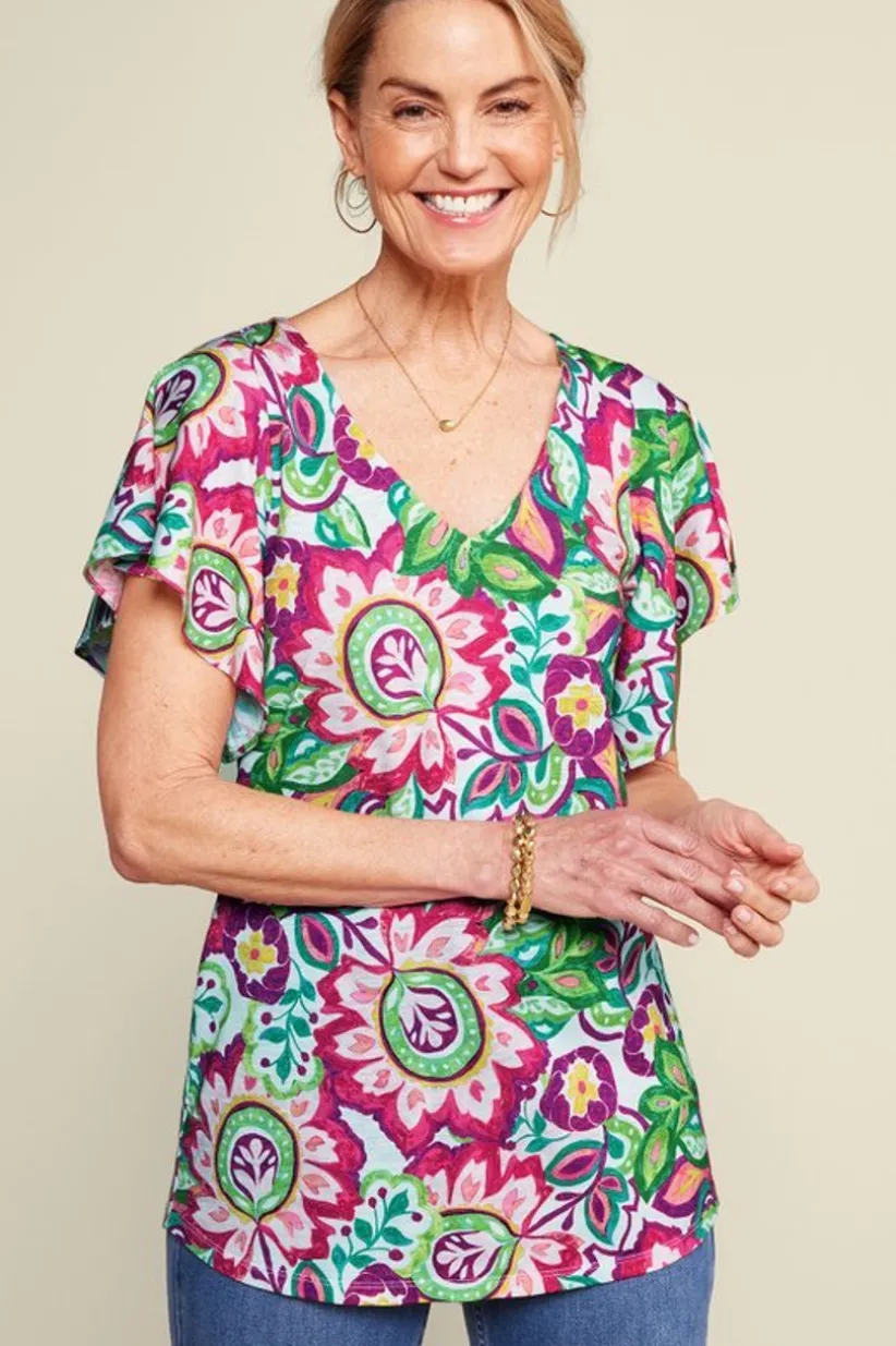 Soft Surroundings Elana Tunic RioGarden Discount