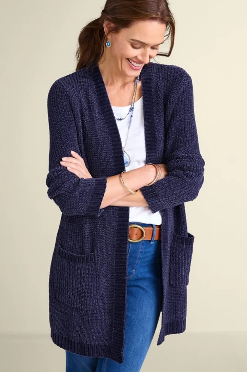 Soft Surroundings Faith Chenille Cardigan Sale