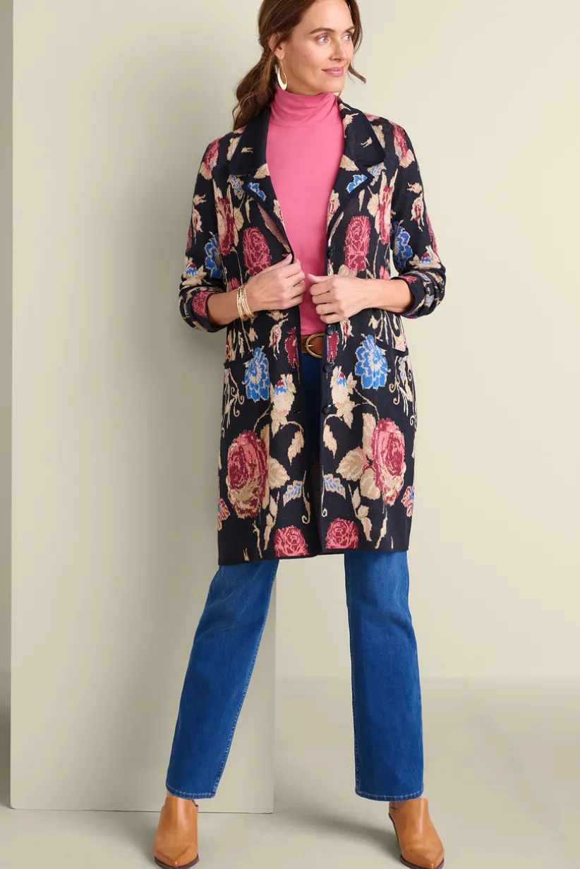Soft Surroundings Glasgow Sweater Coat Black Discount