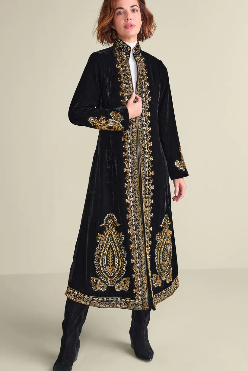 Soft Surroundings Heritage Duster Black Best Sale