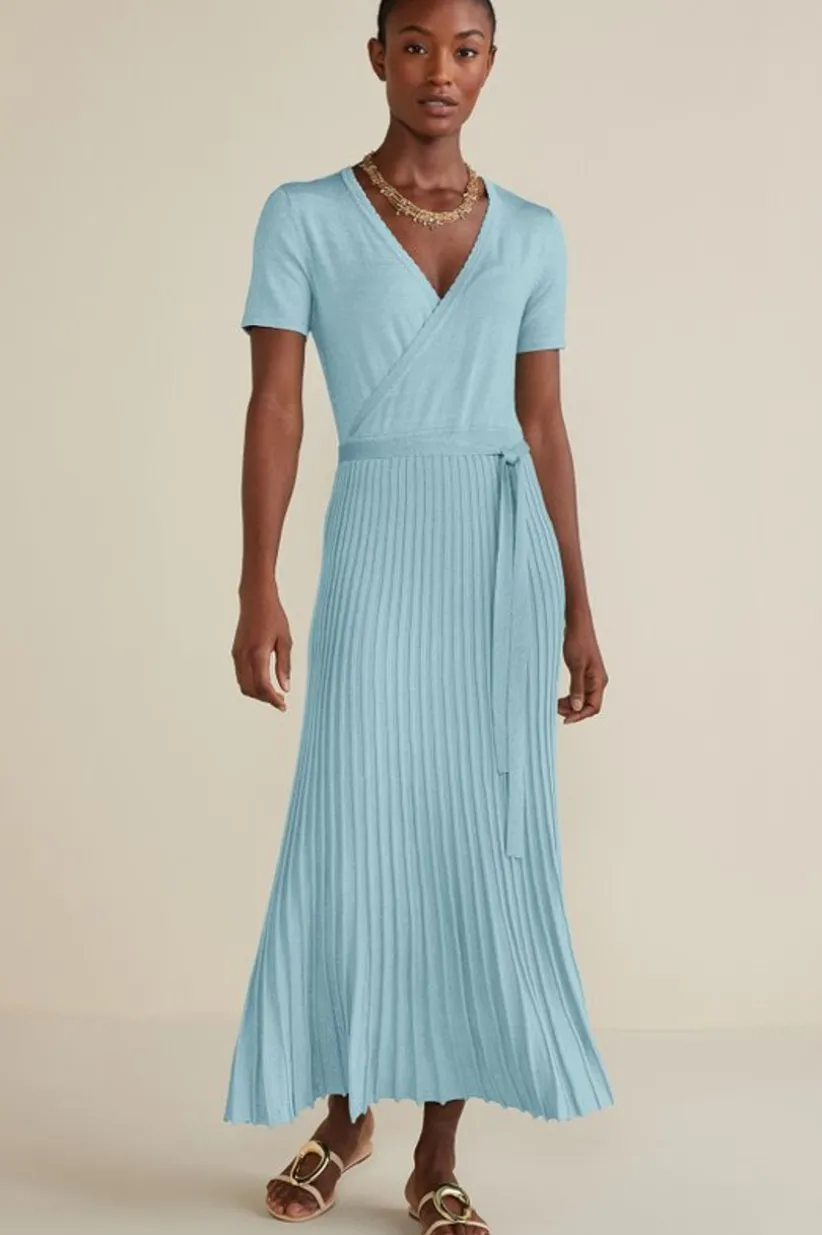 Soft Surroundings Janelle Maxi Dress AquaticBlue Best Sale