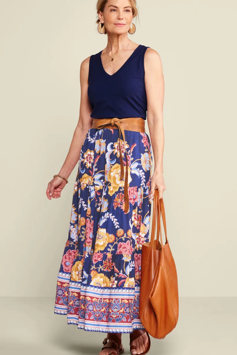 Soft Surroundings Kara Skirt II AkrotiriFlowers Best