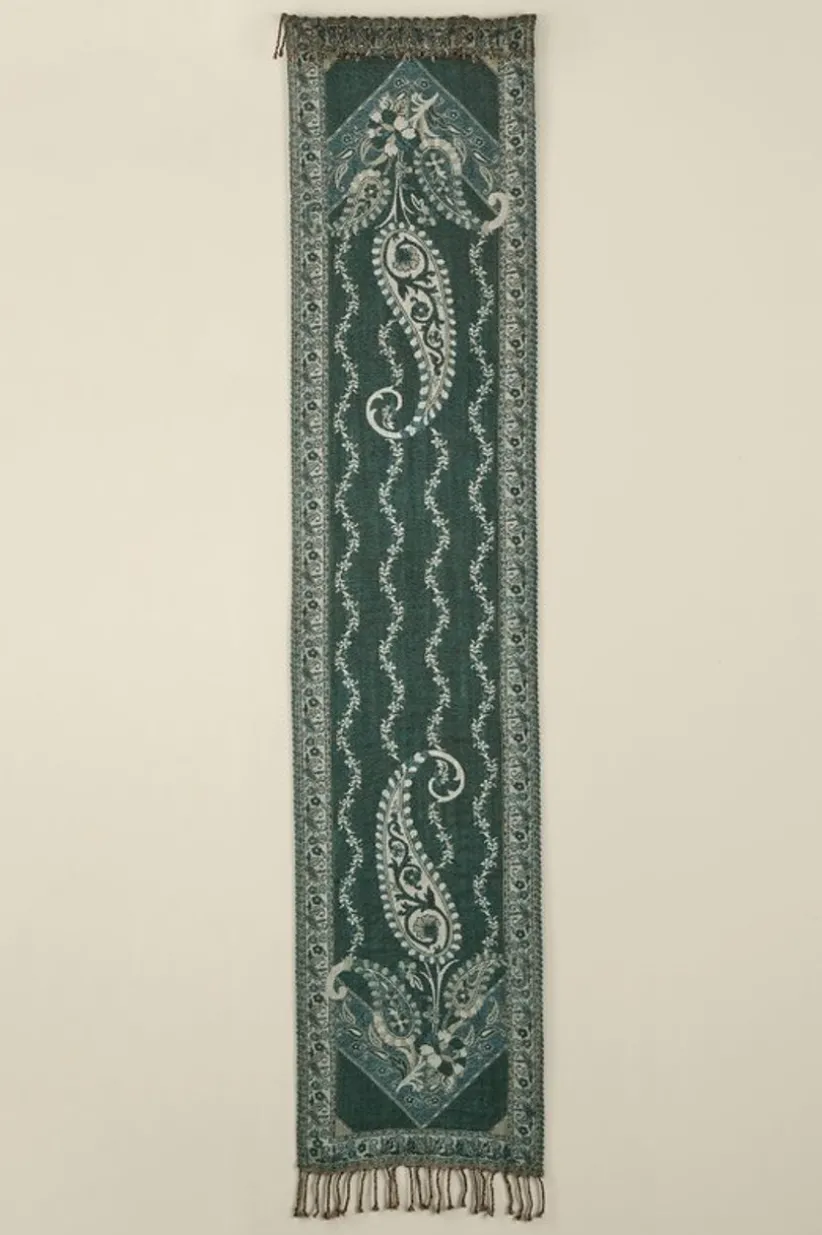 Soft Surroundings Kelly Woven Scarf TealGreen Outlet