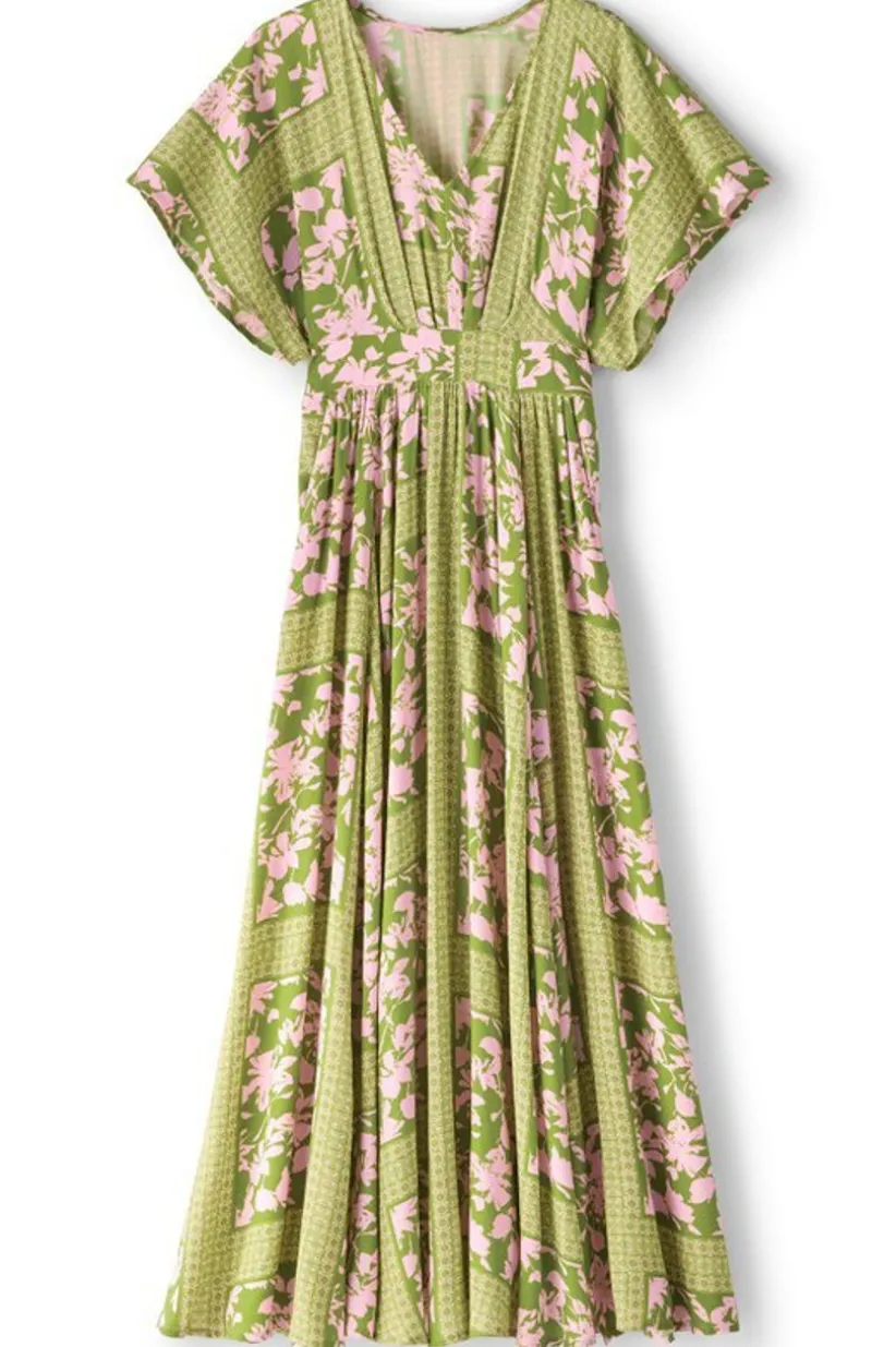 Soft Surroundings Leslie Maxi Dress InkBloomsScarf Best