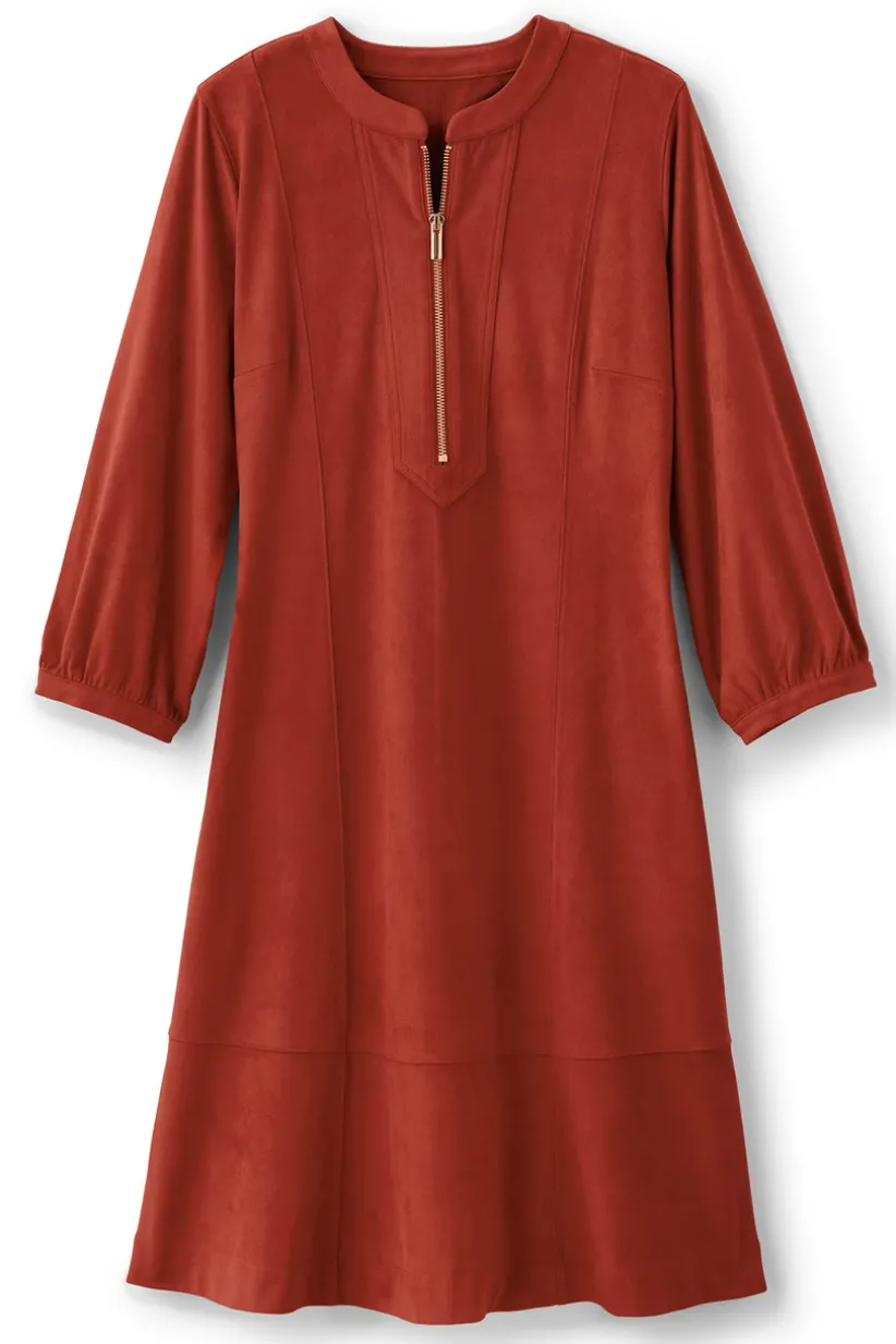 Soft Surroundings Martine Faux Suede Dress BossaNova Store