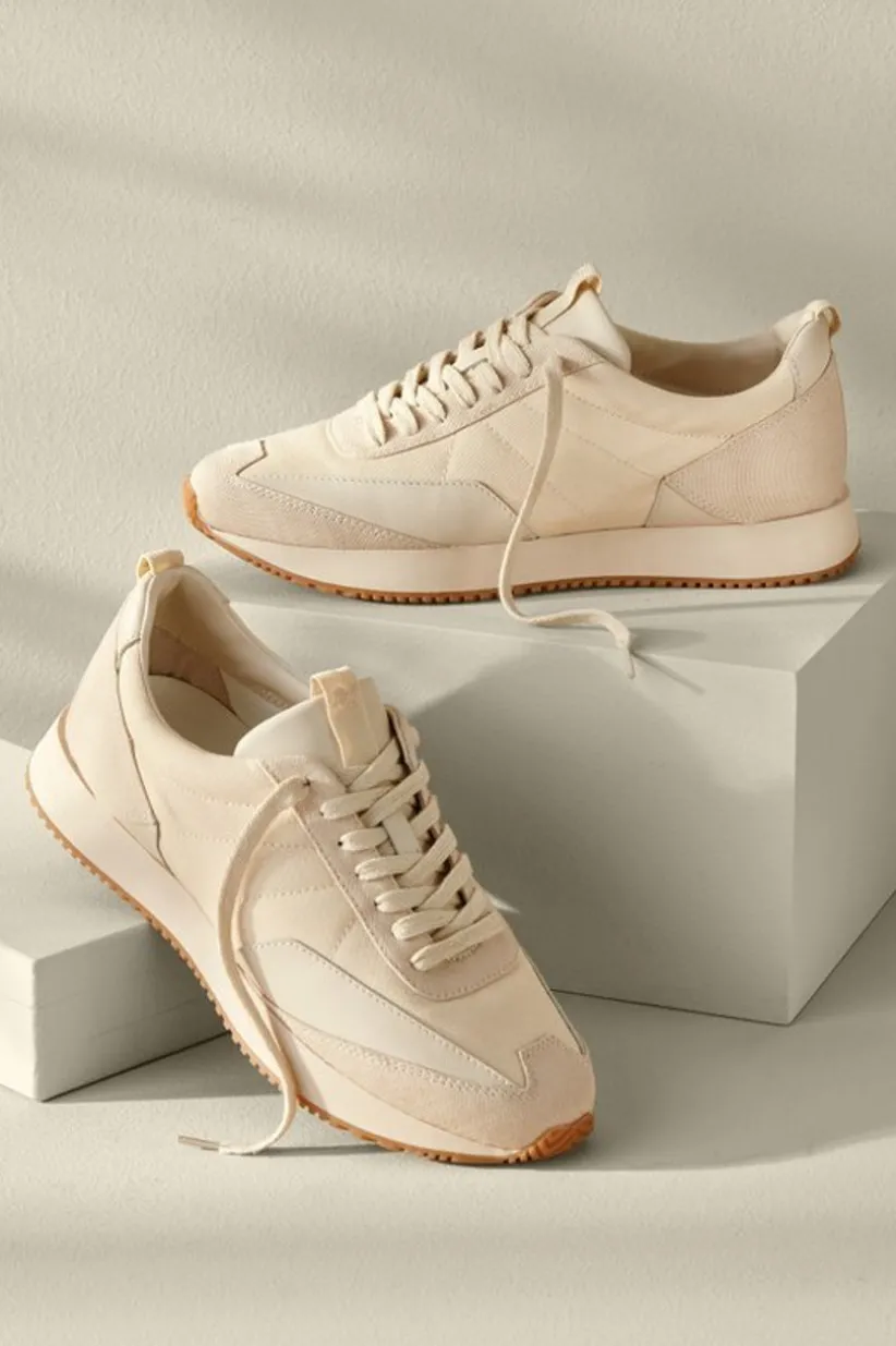 Soft Surroundings Matisse Philly Platform Sneakers Cream Sale