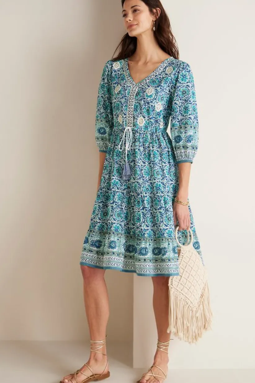 Soft Surroundings Nerissa Dress AbstractFloral Sale
