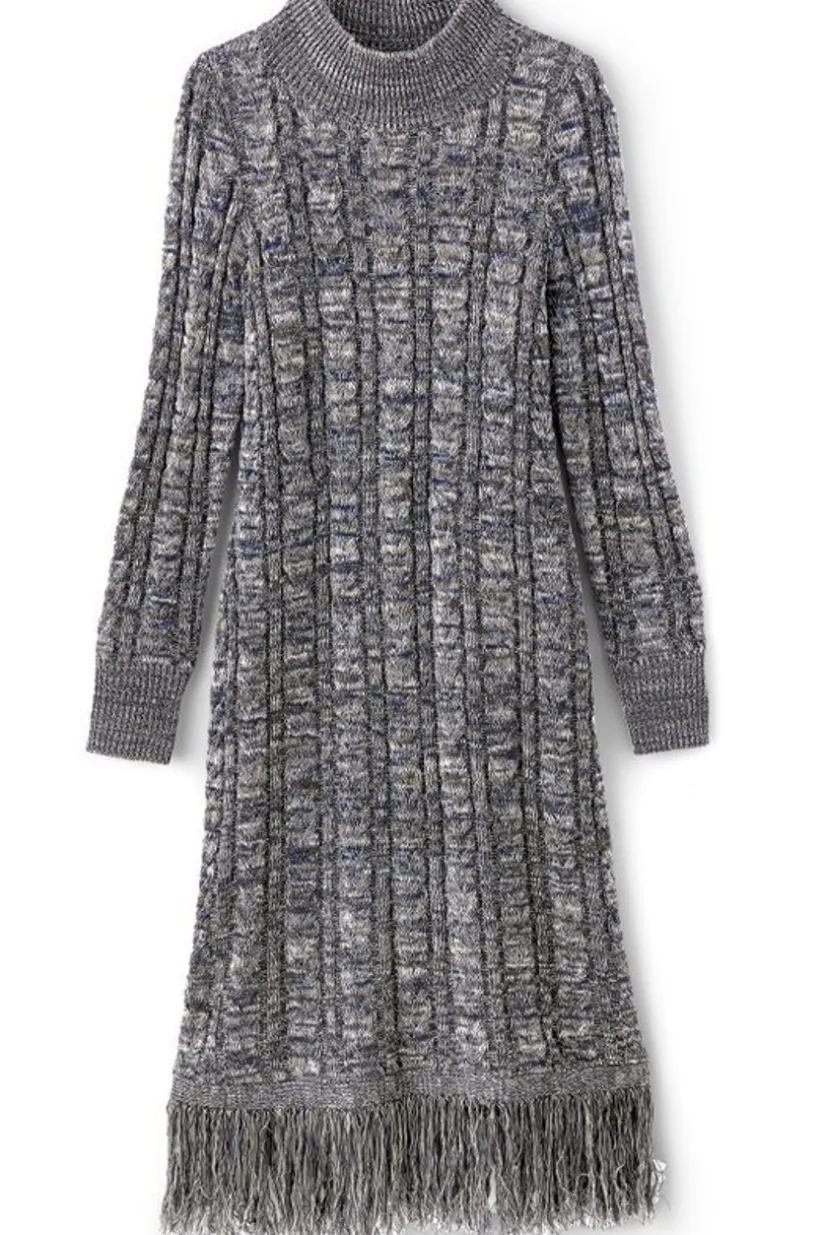 Soft Surroundings Neve Sweater Dress CharcoalGrey Sale