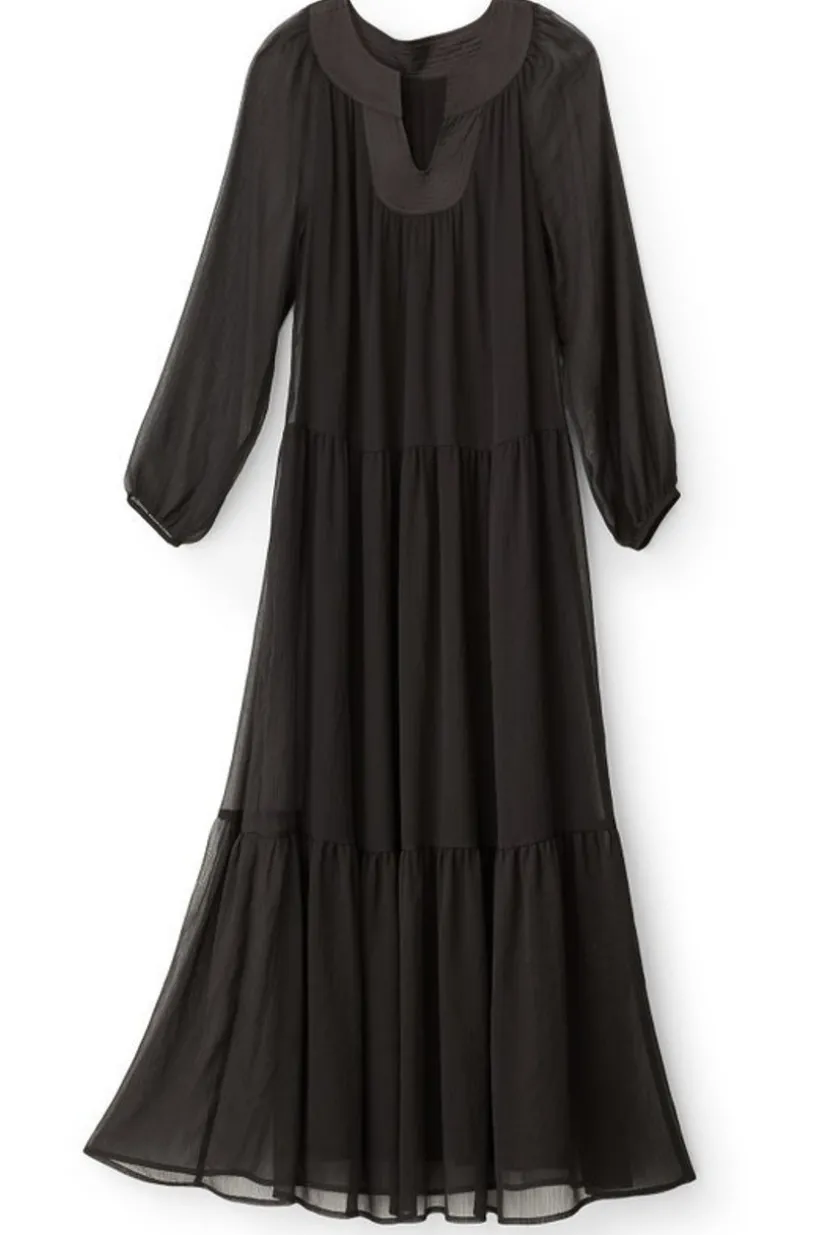 Soft Surroundings Olga Dress Black Outlet