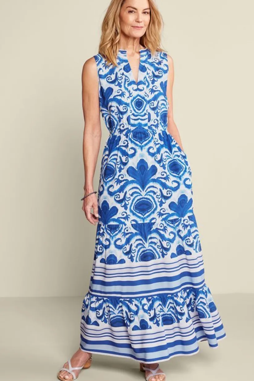 Soft Surroundings Pari Maxi Dress PerissaScarf Fashion