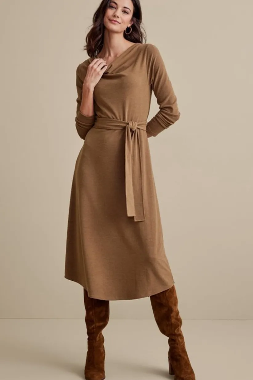 Soft Surroundings Paula Dress CocoaBrown New