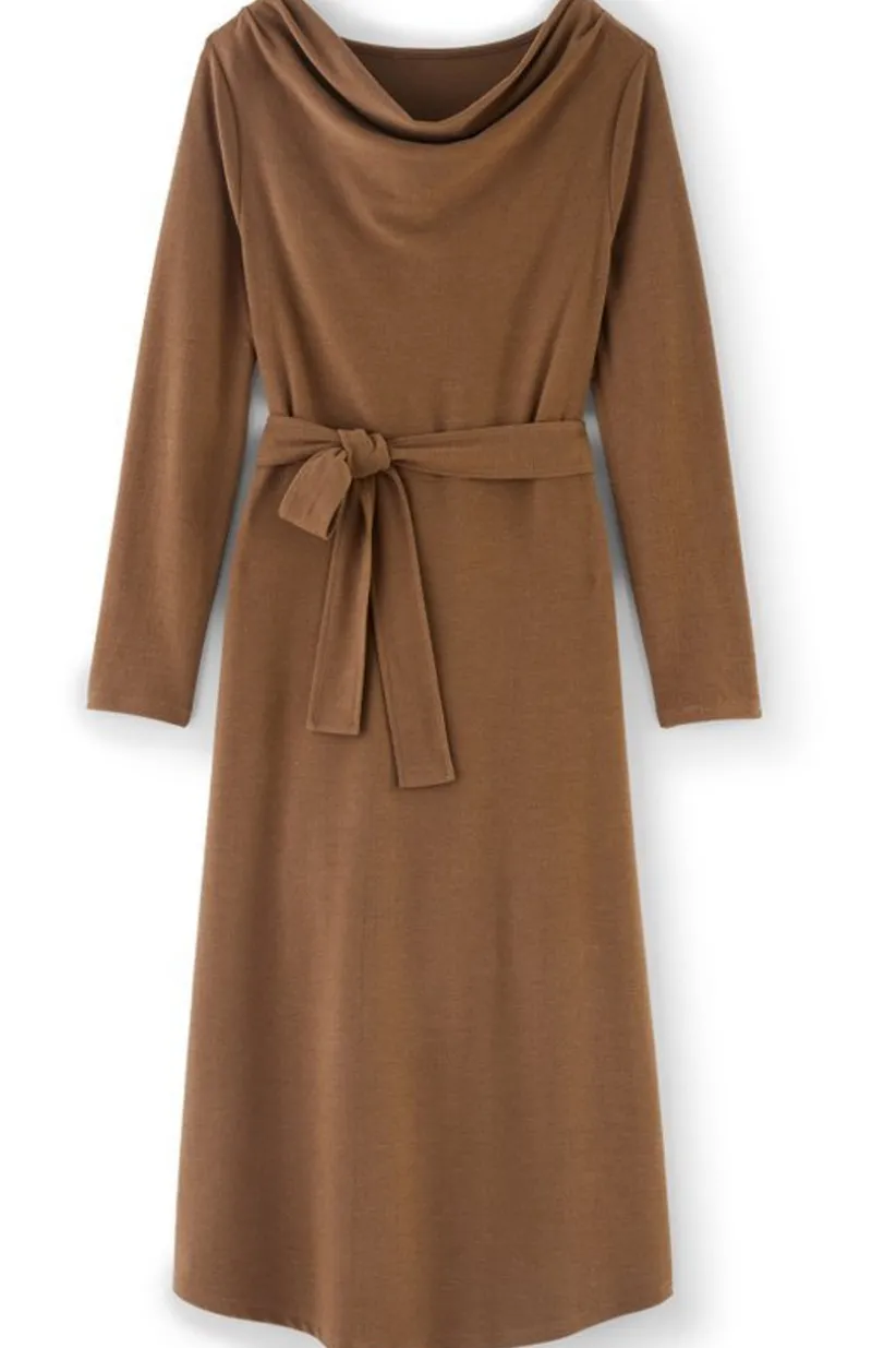 Soft Surroundings Paula Dress CocoaBrown New
