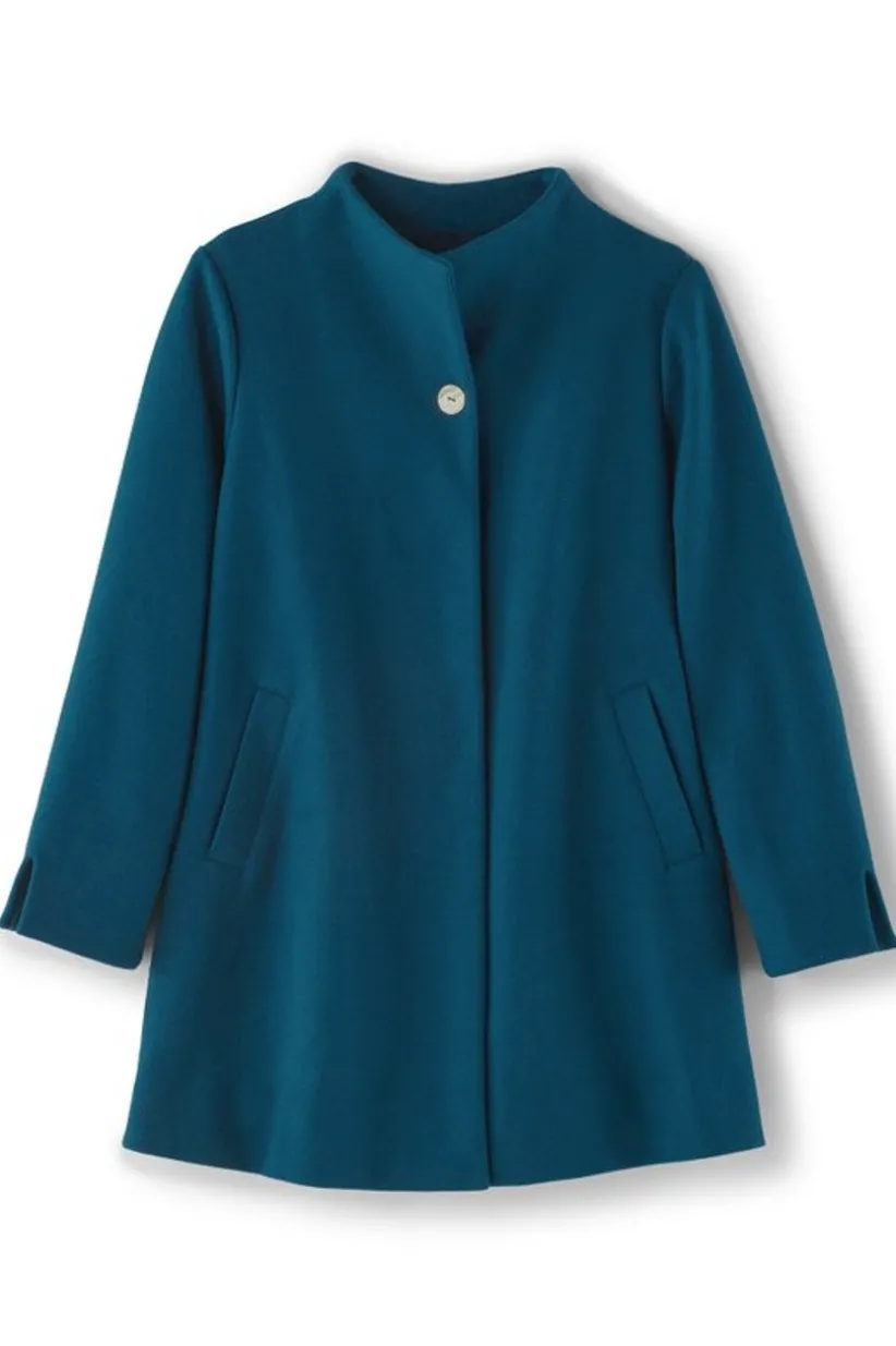 Soft Surroundings Rachel Swing Coat SailorBlue Discount