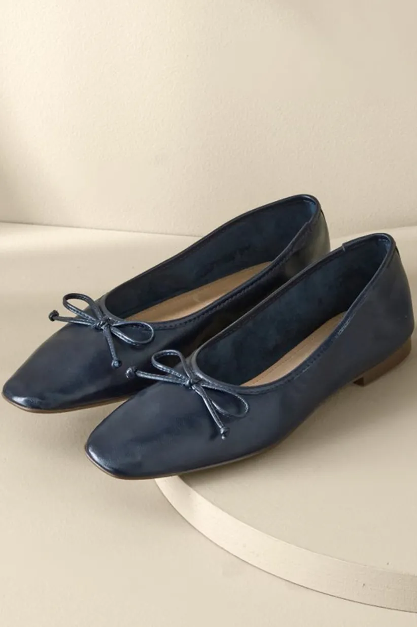 Soft Surroundings Schutz Arissa Bow Ballet Flat Outlet
