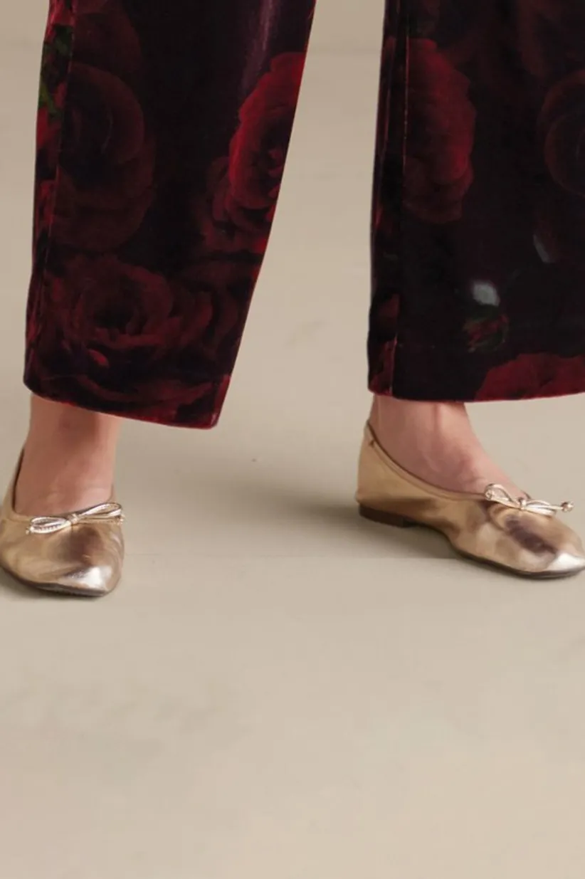Soft Surroundings Schutz Arissa Bow Ballet Flat Outlet