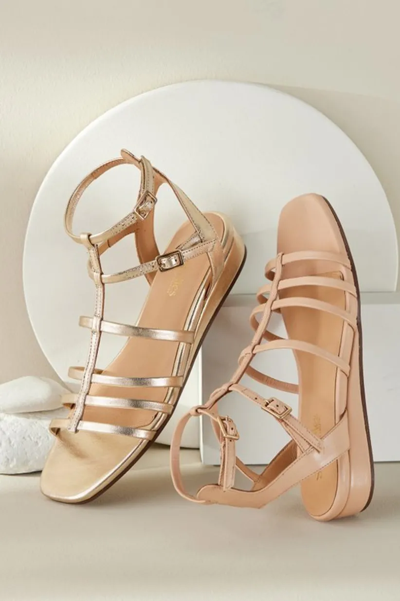 Soft Surroundings Seychelles Luxurious Strappy Sandal Fashion
