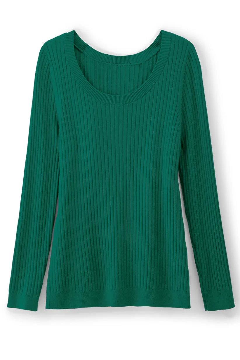 Soft Surroundings Soft Essential Ribbed Pullover Sweater Discount