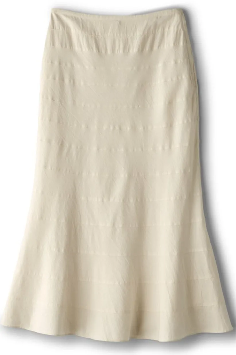 Soft Surroundings Terah Maxi Skirt AntiqueWhite Hot