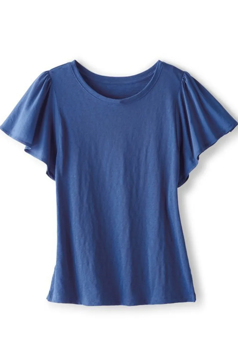 Soft Surroundings Tessa Tee EstateBlue Hot