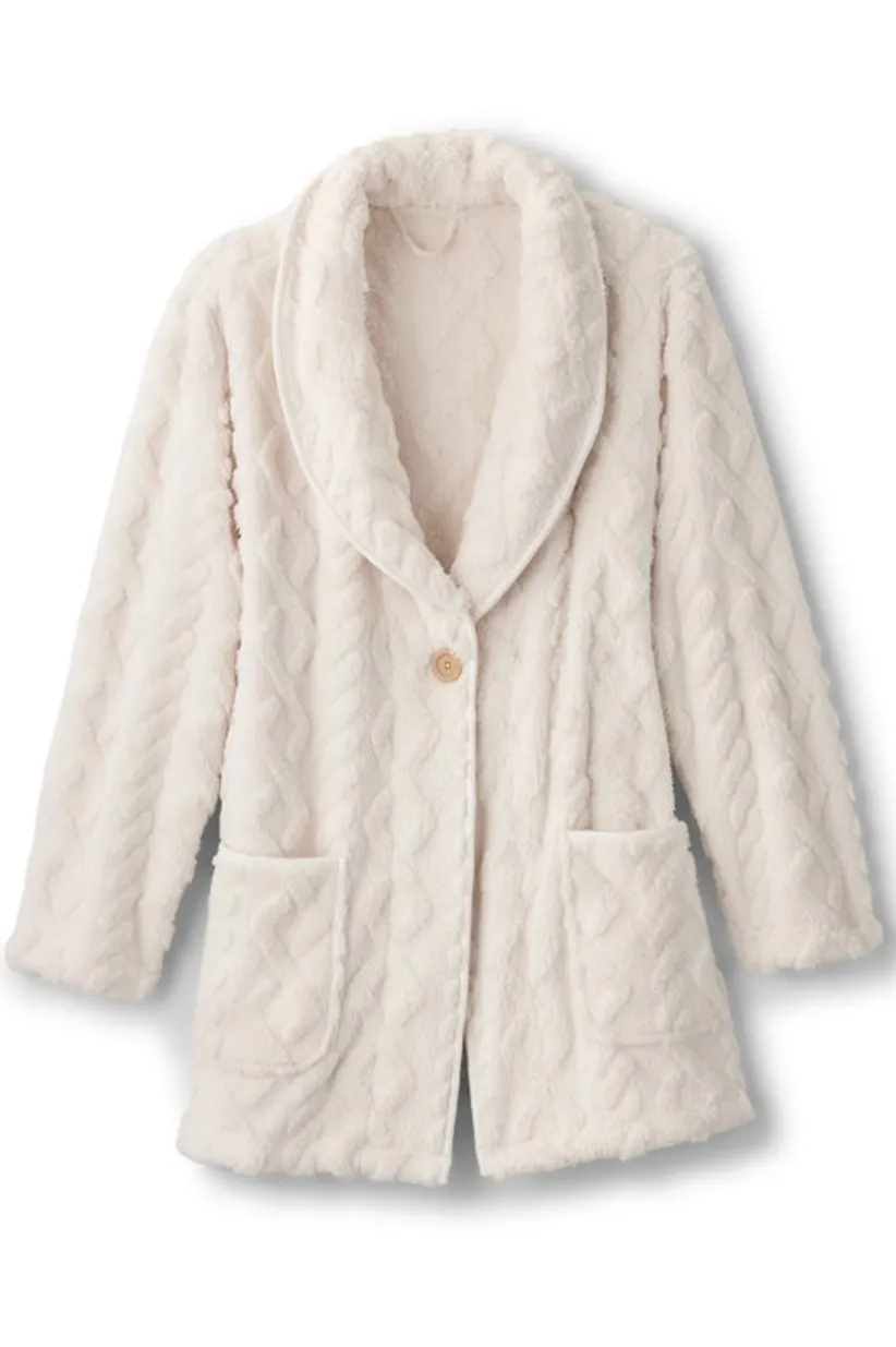 Soft Surroundings Textured Most Wonderful Cardi SugarSwizzle Sale
