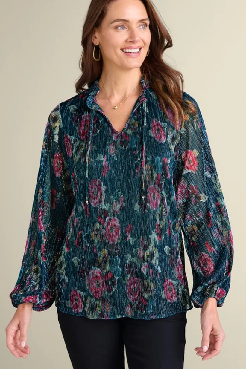 Soft Surroundings Yvonne Shimmer Top EvalynnGarden Flash Sale